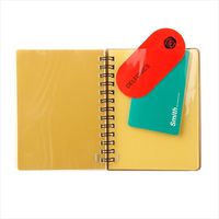 ロルバーン ポケット付メモ M A6相当 5mm方眼 ライトパープル 紫 リングノート 2冊 デルフォニックス（Rollbahn）