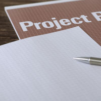 オキナ プロジェクトカラーパッド A4 50枚 オールドローズ 5mm方眼罫 PH1502 1冊