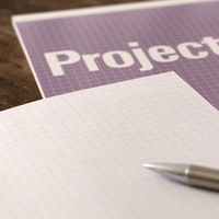 オキナ プロジェクトカラーパッド A4 50枚 ライラック 5mm方眼罫 PH1501 1冊