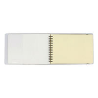 ロルバーン ノート ポケット付メモカバークリア抗菌横型 L 500943 デルフォニックス （Rollbahn）