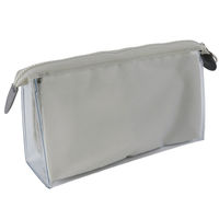 クリアポーチ mitte（ミッテ） マチタイプ ライトグレー S2312697 サンスター文具