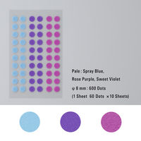 ニトムズ（nitoms） STALOGY マスキング丸シール 8mm ペール 10枚 S2202