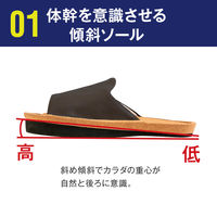 アルファックス スリエット Y-Type カーキ 25.0-27.0cm 508885 1個（直送品）