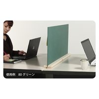 アムス カラーデスクトップパネル80 ブルーブラック 055852 1台