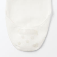 【レディース】無印良品 婦人 かかと滑り止め付き たび型フットカバー 23～25cm オフ白 1セット（2足組） 良品計画