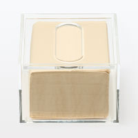 無印良品 アクリルティシューボックス 卓上用 内寸 約幅13.5×奥行11×高さ7cm 良品計画