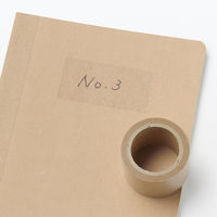 無印良品 ミシン目入りマスキングテープ クラフト 約幅30mm×長さ7m 1セット（5個） 良品計画