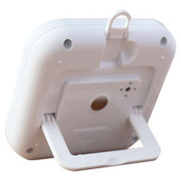 ドリテック 時計付　大画面タイマー　シャボン6　ホワイト　T-615WT　キッチンタイマー　デジタル 1個