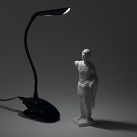 調光式 フレキシブル クリップライト ブラック YAZAWA CFL05W02BK 1個