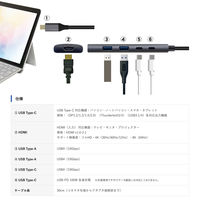 Vodaview USB-CマルチポートHub USB4 /HDMI8K/PD100W VV-U4DOCKHUB-UH 1個