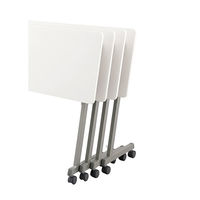 アイリスチトセ フォールディングテーブル 幅1800×奥行450×高さ720mm ホワイト 1台 オリジナル