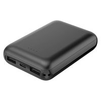 磁気研究所 Type-C入出力対応 10000mAh 薄型モバイルバッテリー ブラック HD2-MBTC10000BK 1個