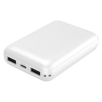 磁気研究所 Type-C入出力対応 10000mAh 薄型モバイルバッテリー ホワイト HD2-MBTC10000WH 1個