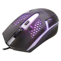 磁気研究所 USB有線 スケルトン LEDマウス HDGMGCM1062BK 1個