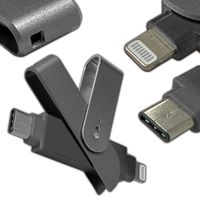 磁気研究所 Lightning&Type-C端子両対応 USBフラッシュメモリ 256GB HDLCUF139SW256G 1個