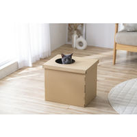 上から段ボール 猫トイレ 1セット（本体×1，インナーボックス×3）防災グッズにも アイリスオーヤマ