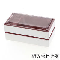 アクタ 弁当容器 ワン折重 蓋 70×37-K7 透明 004430057 1袋(50枚)