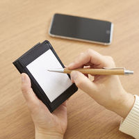 レイメイ藤井 グロワール メモ付名刺入革製ブラック GLN1055B 1個