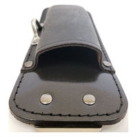 コヅチ 牛黒革 折鋸ケース WS-007 1個（直送品）