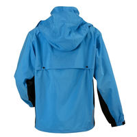 【レインウェア】 カジメイク レインスーツエボリューション ヘルメット対応 ターコイズ L 7521 1着