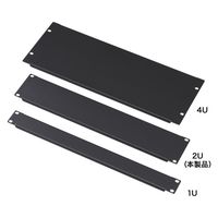 サンワサプライ ブランクパネル(2U) CP-SVBP2UBKA 1台（直送品）