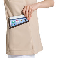 フォーク レディスジップスクラブ BK×バーガンディ 4L 7069SC-9-4L 1枚　スクラブ（直送品）