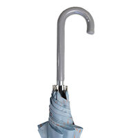 アテイン 60cm ジャンプ傘 長傘 ひるねこ グレー 2117GY 1セット(3本)（直送品）