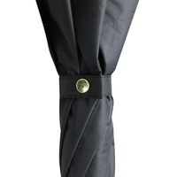 アテイン 47cm 手開き傘 長傘 晴雨兼用 日傘 パイピングフリル ブラック 6662BK 1セット(3本)（直送品）