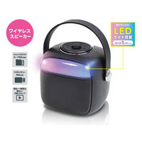 カラオケもできるBluetoothスピーカー S02BS-002BK 1セット