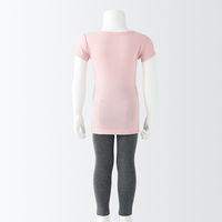 無印良品 ベビー さらっと綿クルーネックTシャツ【インナー】 ベビー100 ライトピンク 良品計画
