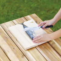 キャプテンスタッグ ウッドディグ ひのきマナ板包丁セット UP-2719　1セット（直送品）