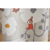 スミノエ MOOMIN 遮光カーテン タイニーフラワー 100×178cm グレー 4549781311340 1枚