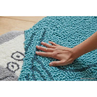 スミノエ MOOMIN 眠れないムーミン マット 45×75cm ブルー 4549781321615 1枚