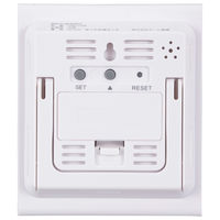オーム電機 時計付き温湿度計 210BーW 08-1446 1個