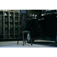 天馬 アルミ作業台2段ブラック 812004239 1個