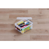 【バックルコンテナ】アイリスオーヤマ コンテナ プラスチック製バックル コンテナボックス 容量1.5L BL-1.5R クリア 1個