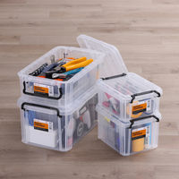 【バックルコンテナ】アイリスオーヤマ コンテナ プラスチック製バックル コンテナボックス 容量4.1L BL-4.5R クリア 1個