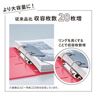 リヒトラブ CUBE FIZZ リングファイル<ツイストリング スマートスリム> ピンク F7006-12 1冊