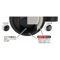 カクセー 蓋付き真空二重マグカップ 300ml ネイビー CC-19 1個（直送品）