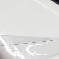 上村産業 防炎透明ビニールシート 0.5mm厚×900mm幅 pvc-bouen-050-900-75 1枚（直送品）