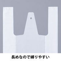 アスクル 箱入レジ袋エコノミータイプ 乳白 45号 本体 1セット（300枚入×6箱） オリジナル