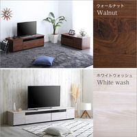 ホームテイスト BAR(バース) 日本製 テレビ台 テレビボード 210cm幅 ウォールナット SH-24-BR210 1台（直送品）