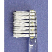 歯科用歯ブラシ スパイラルツイン グレー毛 クリア 1個（6本入） ラピス