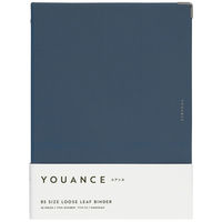 マルマン バインダー ユアンス B5 26穴 背幅22mm ネイビー F119-72 1冊