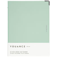 マルマン バインダー ユアンス A5 20穴 背幅22mm ミント F416-53 1冊
