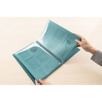 ナカバヤシ ポイ・ファイル A4 8ポケット/クリア CBCH8-C 1セット(1冊×10)