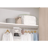 掃除機のいらいない上から押すだけ ふとん圧縮袋 布団用 M クローゼットに最適 1個 東和産業