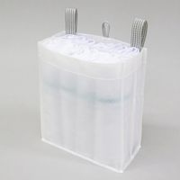 Sheersto ランドリー収納 ランドリーネット収納 吊下げ収納 クリア 幅22×奥行10×高さ25cm 1個 東和産業