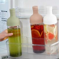 HARIO（ハリオ）冷水筒 フィルターインボトル 水出し 耐熱ガラス製 ホワイト 750ml 日本製 熱湯・食洗機対応 1個