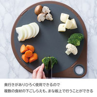 貝印 まるいまな板 30cm チャコールグレー 食洗機対応 AP5331 1個